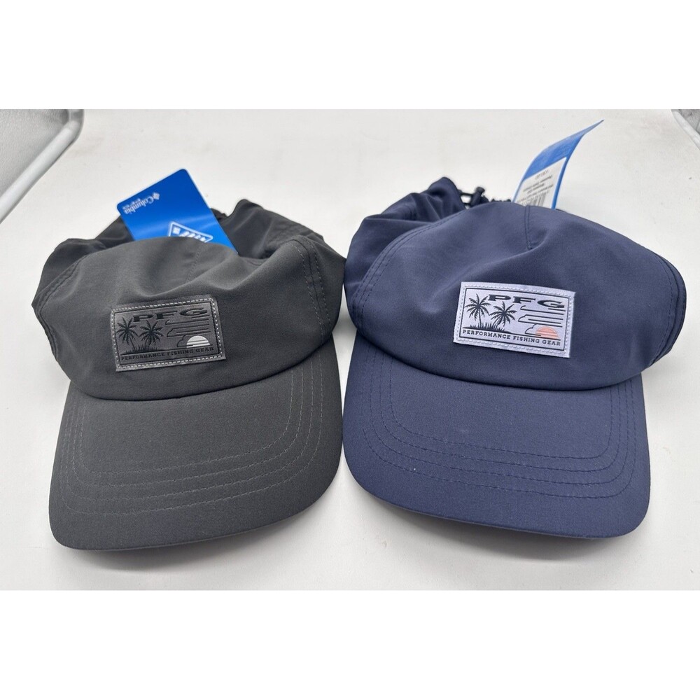 Lot of 2 NEW Columbia PFG Women’s Tidal Light Ball Cap Hat Black/Blue NWT - Picture 1 of 5